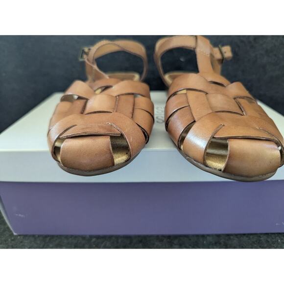 Mootsies Tootsies Italian Leather Sandals, Brown SZ 8.5 - Picture 6 of 14